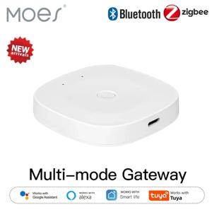 MOES Tuya 스마트 ZigBee 블루투스 멀티 모드 게이트웨이 허브 타입-C 전원 무선 홈 자동화 알렉사 구글 홈과 호환