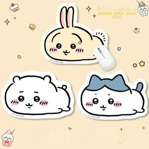 귀여운 만화 jiyi Usagi Hachiware 특수 모양의 가죽 마우스 패드 게임 고무 패드 데스크 매트 사무용품 어린이 선물