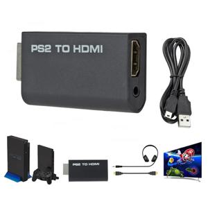 PS2-HDMI 호환 오디오 비디오 컨버터 480i 480p 576i (3.5mm 오디오 포트 포함) PC용 PS2 HD 디스플레이 모드 지원 풀 1080P