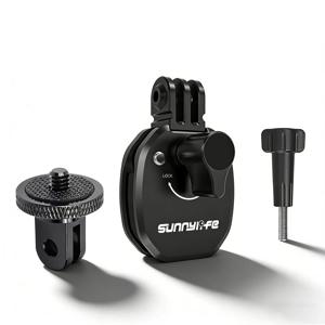 DJI 오즈모 나노/액션 6/5Pro/포켓 3용 오토바이 윈드실드 클립, GoPro/인스타360 X5/GO Ultra/X4 Air용 알루미늄 합금 마운트