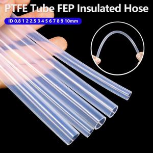 3/5m 투명 PTFE 튜브 ID 0.8 1 2 2.5 3 4 5 6 7 8 9 10mm FEP 절연 호스 압출기 J-헤드 경질 파이프 3D 프린터 부품용