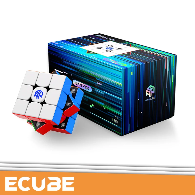 [ECube] GAN V100 Maglev UV Matte Leap 3x3x3 2026 가장 인기 있는 자기 매직 큐브 전문가용 3x3 스피드 큐브 퍼즐 교육용 장난감