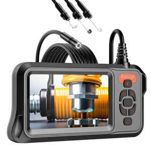 4.3'' 스크린 내시경 카메라 자동차 검사 내시경 8MM 프로브(8개 LED 포함) 1M-30M 케이블 방수 배관 카메라 2600mAh