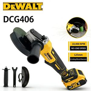 Dewalt DCG406 125MM 앵글 그라인더 무선 브러시리스 9000RPM 절단기 Dewalt 배터리용 연마기