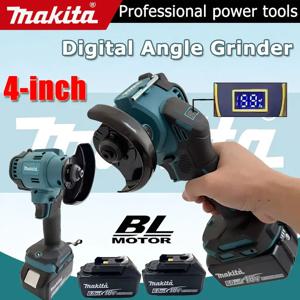 Makita 18V 디지털 디스플레이 브러시리스 미니 앵글 그라인더 연마 연삭기 20V / 18V 배터리용 전동 공구