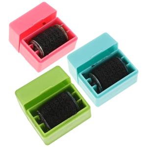 3Pcs 롤러 스탬프 셀프 잉킹 개인 정보 보호 신원 도용 방지 코드 보안 스탬프 사무실 봉투 용지용