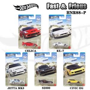 핫휠 패스트 앤 퓨리어스 1:64 다이캐스트 합금 장난감 자동차 HNR88-P MAZDARX-7JETTA MK3 자동차 문화 수집가를 위한 장난감 수집품 선물
