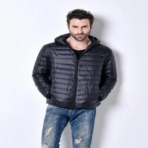 남성용 경량 슬림 다운 자켓 숏 스타일 아빠 겨울 코트 패셔너블 캐주얼 루즈핏 화이트 덕다운 패딩 코트