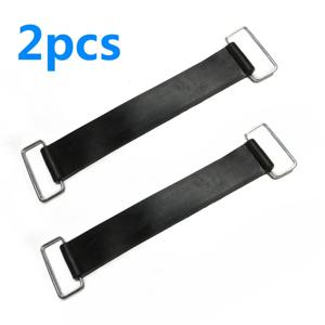 2pcs 고무 벨트 블랙 175*25mm 오토바이 세발 자전거 스쿠터 오토바이 고무 배터리 스트랩 홀더 벨트 혼다