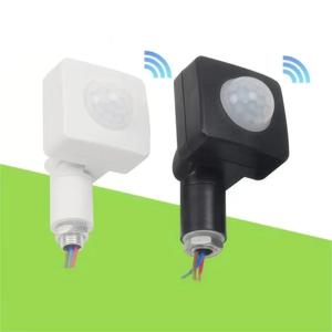 AC220V 110V 인간 모션 센서 스마트 홈 PIR 모션 센서 감지기 PIR 모션 센서 조정 가능한 PIR 스위치 광 센서