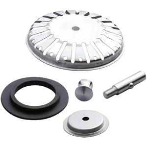 싱크 배수 스트레이너 스테인레스 스틸 주방 싱크 스트레이너 플러그 84mm 863mm 싱크 직경 배수 폐기물 스토퍼에 적합