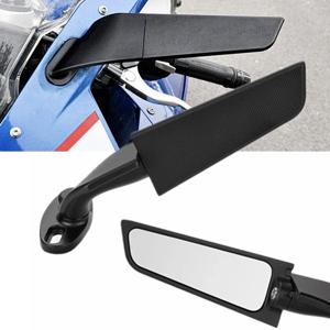 오토바이 미러 개조 윈드 윙 조절식 회전 백미러 야마하 YZF R6 R1 R25 R3 R125 R15 용 모토 액세서리