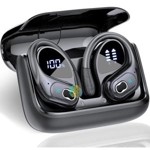 기존 GDLYL HD65 TWS Bluetooth V5.4 헤드폰 무선 LED 디지털 디스플레이 이어폰 소음 감소 방수 헤드셋 New