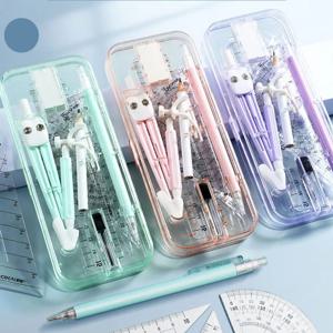 9종 컴퍼스 자 세트 특수 제도 도구 시험용 문구 다기능 제도 도구