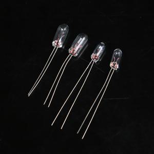 20개 3mm 4mm 6V 12V 램프 전구 미니어처 백열 필라멘트 라이스 에디슨 미니어처 전구 핫 세일
