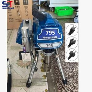 110/220v 3000W 3.2L 전문가용 무공기 분사기 스프레이 건 포함 무공기 페인트 분사기 695 795 페인팅 머신 도구