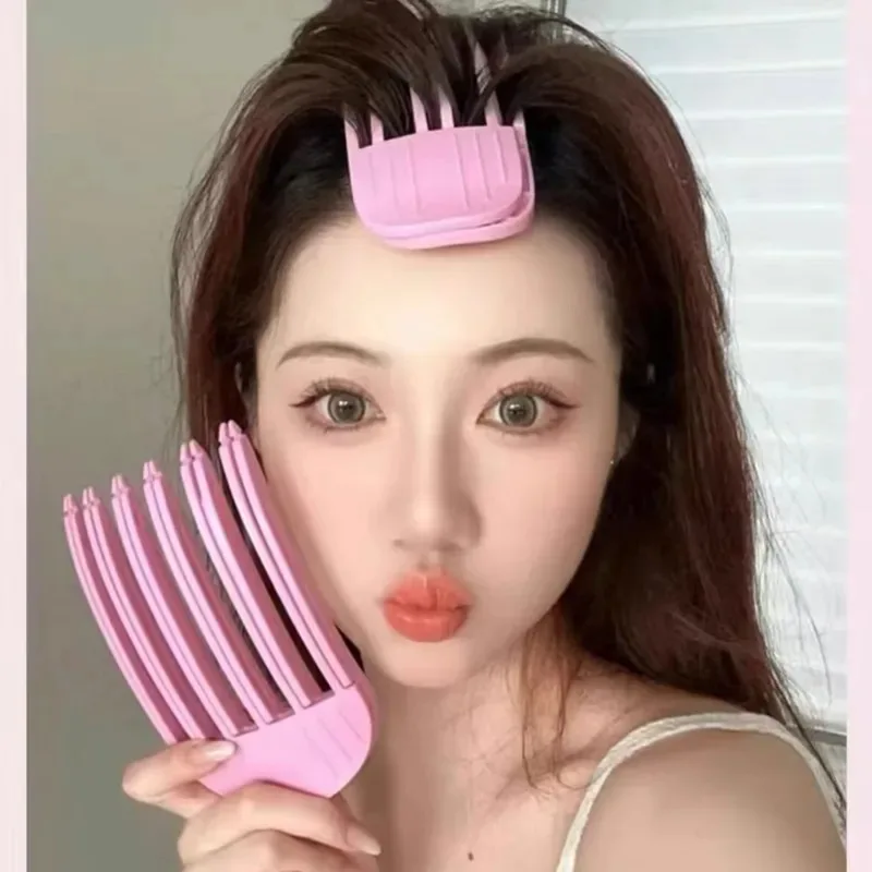 플러피 헤어핀 컬링 뱅 클립 헤어 루트 볼륨업 헤어 클립 여성용 컬링 고정형 클립 패션 볼륨 헤어 롤러