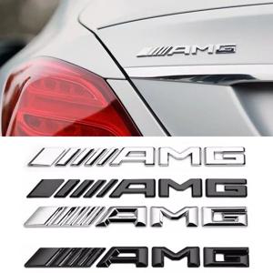 메르세데스 벤츠 AMG W204 W205 W203 W211 W212 W213 W201 W210 W124 W108용 자동차 3D 리어 레터 엠블럼 트렁크 바디 스티커