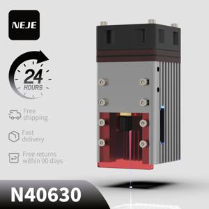 NEJE N40630 레이저 모듈 키트 450nm TTL 레이저 헤드 모듈 (CNC 레이저 조각기용 목재/MDF 고속 절단 도구)