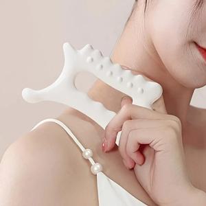 인체공학적 다용도 휴대용 구아샤 보드 - 얼굴 및 바디용, 비세라믹, 구아샤 마사지 도구, 휴식 및 미용 마사저