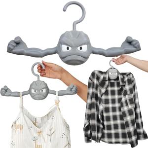 애니메이션 포켓몬 크리 에이 티브 행거 재미 있은 3D 인쇄 만화 Geodude 액션 피규어 미끄럼 방지 행거 건조 랙 어린이를위한 장난감 선물