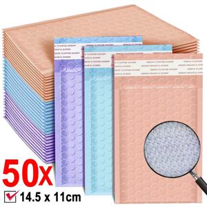 50/30/10Pcs 버블 봉투 포장 가방 배달 패키지 포장 14.5cm X 11cm 비즈니스 용품 봉투 배송 패키지