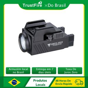 트러스트파이어 GM23 전술용 LED 손전등 미니 권총 라이트 800 루멘 USB 충전식 퀵 릴리즈 핸드건 1913/GL 레일