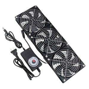 12cm 3000RPM 배기 팬 욕실 냉각 팬 컨트롤러 3V-12V Btc 기계 섀시 워크스테이션 캐비닛 라디에이터 서버 팬