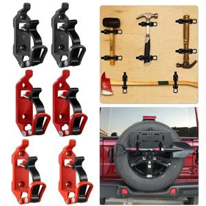 2-4PCS 도구 고정 브래킷 벽 장착 브래킷 삽 도끼 퀵 릴리스 클램프 삽 브래킷 자동차 RV 보트 홈 액세서리