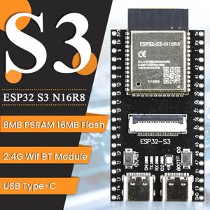 ESP32 S3 N16R8 CAM 개발 보드 OV2640 OV5640 8MB PSRAM 16MB 플래시 ESP32-S3 N16R8 용 2.4G Wifi BT 카메라 모듈