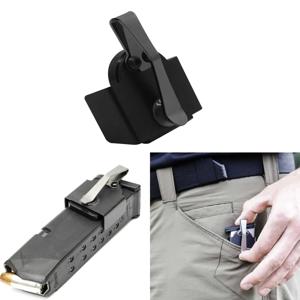 마그네틱 포켓 매거진 홀더 헤비 듀티 매거진 홀스터 9mm /.40 S&W 사냥 액세서리 용 표준 벨트 클립