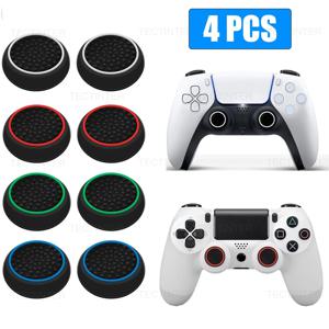 PS5/PS4/PS3/스위치 2용 실리콘 아날로그 썸스틱 그립 캡 4개, Xbox One/Xbox Series X S/Xbox 360 컨트롤러용 커버