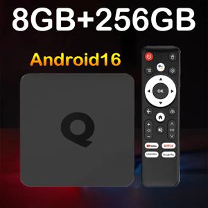 안드로이드 스마트 TV 박스 2026 Q1 8K 안드로이드 16 TV 박스 H313 구글 어시스턴트 음성 리모컨 블루투스 6.0 8GB 128GB 256GB 미디어 플레이어