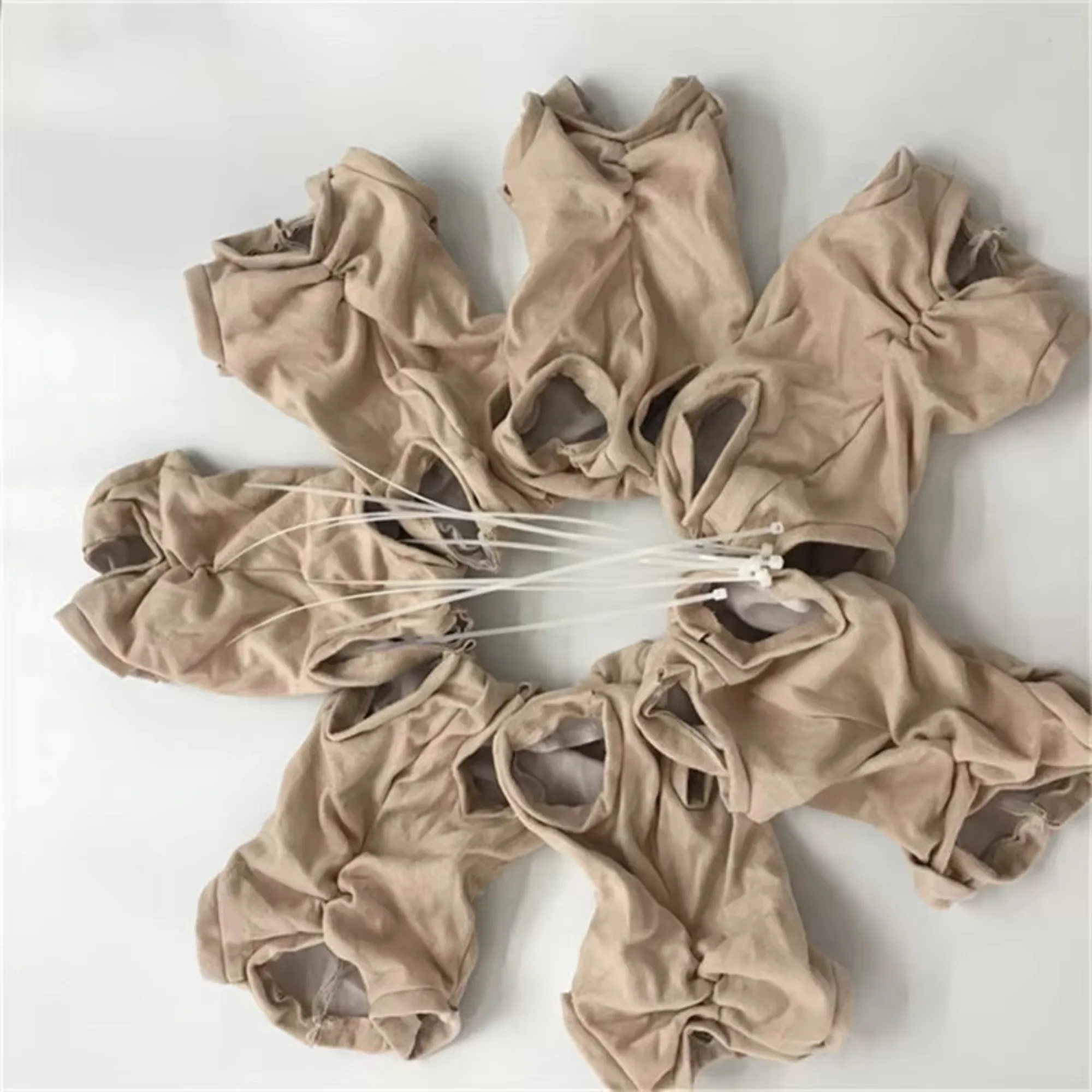18-24인치 리본 베이비 돌에 적합한 천 몸체와 지퍼 타이 1개, 부드러운 DIY 액세서리 유아 리본 베이비 돌 용품