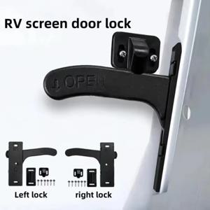 1Pc RVs 스크린 창문 손잡이 스크린 창문 잠금 키트 플라스틱 왼쪽 및 오른쪽 도어 손잡이 다양한 RV 액세서리