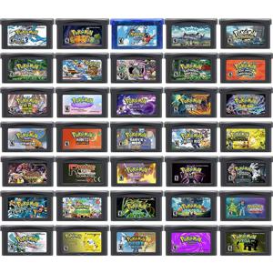 GBA 게임 카트리지 포켓몬 시리즈 오디세이 울트라 바이올렛 더블스 파이어레드 실버 라이벌 롬 해크 비디오 게임 콘솔 카드
