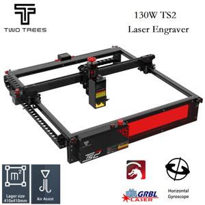 Twotrees TS2 레이저 조각기, CNC 금속 레이저 타각기 레이저 커터, 가죽 목재 아크릴 지지대 오프라인 제어, 20W