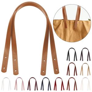 가방 벨트 분리형 PU 가죽 핸들 숄더백, DIY 교체 액세서리, 핸드백 스트랩 선물 상자 핸들, 리벳 포함, 2 개