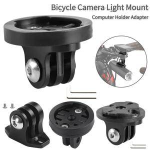 1PC 자전거 컴퓨터 마운트 자전거 카메라 헤드 라이트 홀더 어댑터 Garmin 용 Gopro 브래킷 어댑터 고정베이스 연결 시트