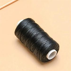 가죽 바느질 왁스 실, 실용적인 긴 실, 가죽 DIY, 책 바인딩, 신발 수리, 가죽 프로젝트용, 50m, 1 개