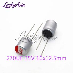 4개/몫 270UF 35V 270 VHC DIP-2 10x12.5mm 5.5x16mm 솔리드 스테이트 마더보드 커패시터