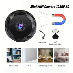 야간 투시경 동작 감지 기능이 있는 무선 미니 WiFi 보안 카메라 A9 A13 충전식 배터리 장착이 용이함 및 앱 제어