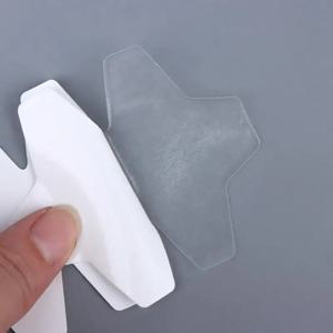 비치 라켓 헤드 스티커 충격과 마찰을 줄여줍니다. 검정색 투명 라켓 프레임 보호 테이프 충돌 방지