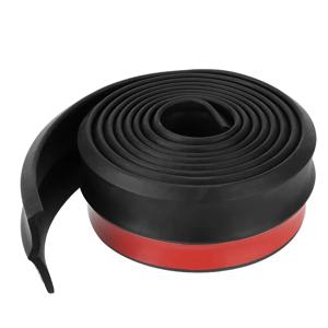 2.5M 자동차 앞 범퍼 립 고무 스트립 60mm 너비 입술 스커트 보호대 외부 몰딩 자동 스티커 액세서리 유니버설