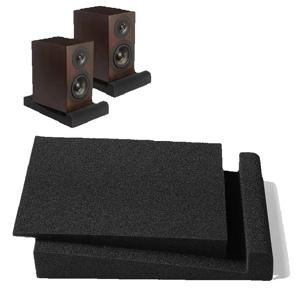 1 세트 30x20x4.5cm 고밀도 음향 절연 폼 패드, 스튜디오 모니터 스피커 절연 패드 방음 패널