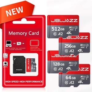마이크로 SD 카드 고속 메모리 카드 U3 V30 SD 카드 512GB 256GB 128GB 64GB TF 플래시 카드 (휴대폰, 고프로 카메라, 닌텐도 스위치용)