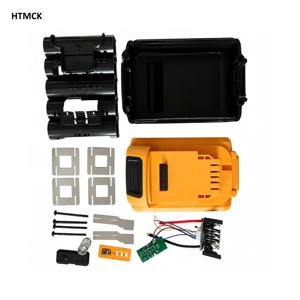HTMCK 10 셀 18650 DCB200 DCB205 DCB206용 배터리 하우징 키트 BMS PCB 보드가 포함된 완전한 DIY 수리 부품