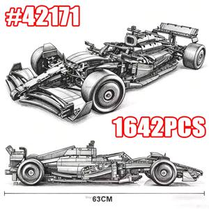 새로운 1:8 스케일 1642PCS 테크니컬 퍼포먼스 빌딩 블록 자동차 조립 레이싱카 MOC 브릭 슈퍼카 모델 장난감 생일 선물