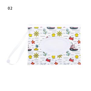 1PC 스냅 스트랩이 있는 휴대용 재사용 가능한 물티슈 상자 물티슈 가방 청소용 물티슈 케이스 물티슈 용기