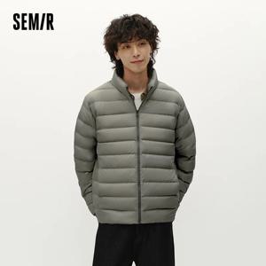 세미르 남성용 다운 재킷 경량 디자인 90% 다운 충전 스탠드 칼라 2026 겨울 보온 방한